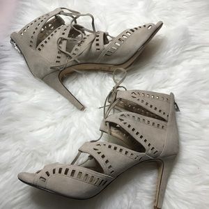 Antonio Melani Beige Open toe Pumps